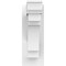 Ekena Millwork Merced Architectural Grade PVC Outlooker with Traditional Ends, 5"W X 14"D X 14"H OUTP05X14X14MRC01 - alternate 3
